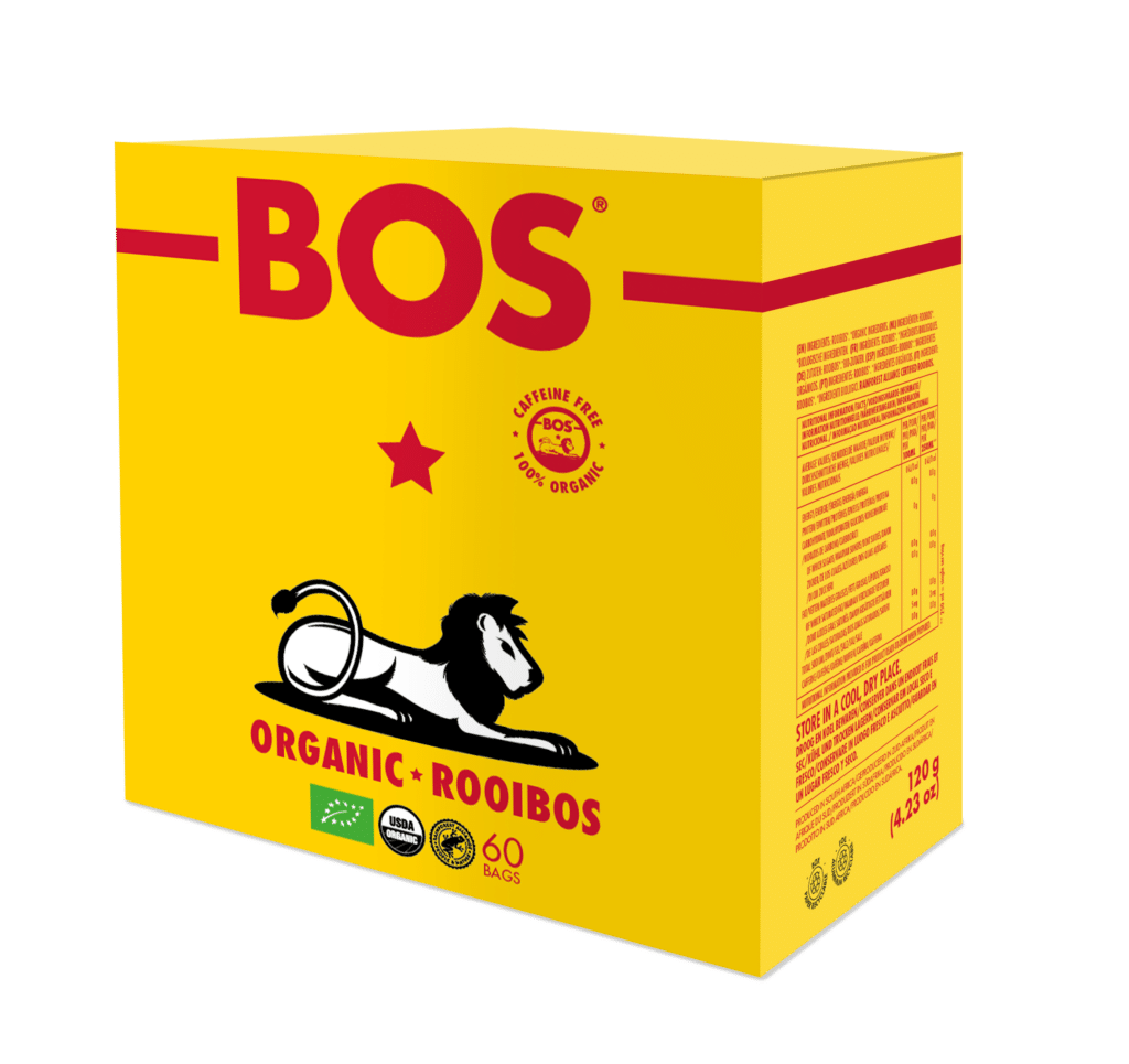 Organic Rooibos Tea - 60 Tea Bags | BOS South Africa