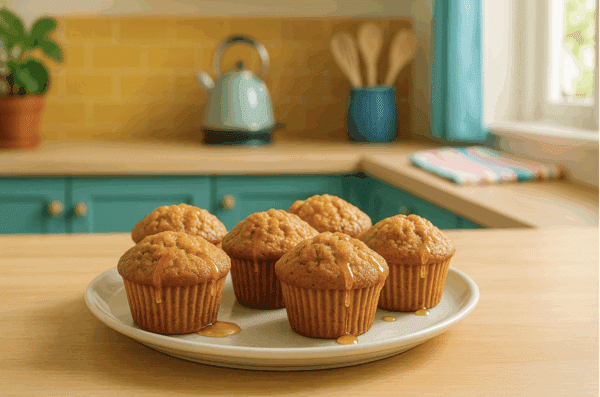 rooibos & honey muffins an easy dessert recipe with few ingredients