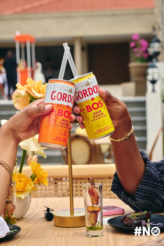 lemon gin and tonic cooler bos g&tea gordons