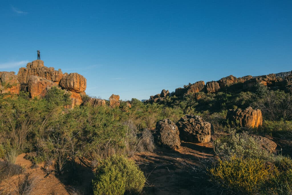 klipomekaar rocky landscape blue sky roy